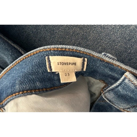 Madewell Stovepipe Jeans‎ Women's 23 Blue Medium Wash Full Length Mid Rise Denim - Picture 4 of 8